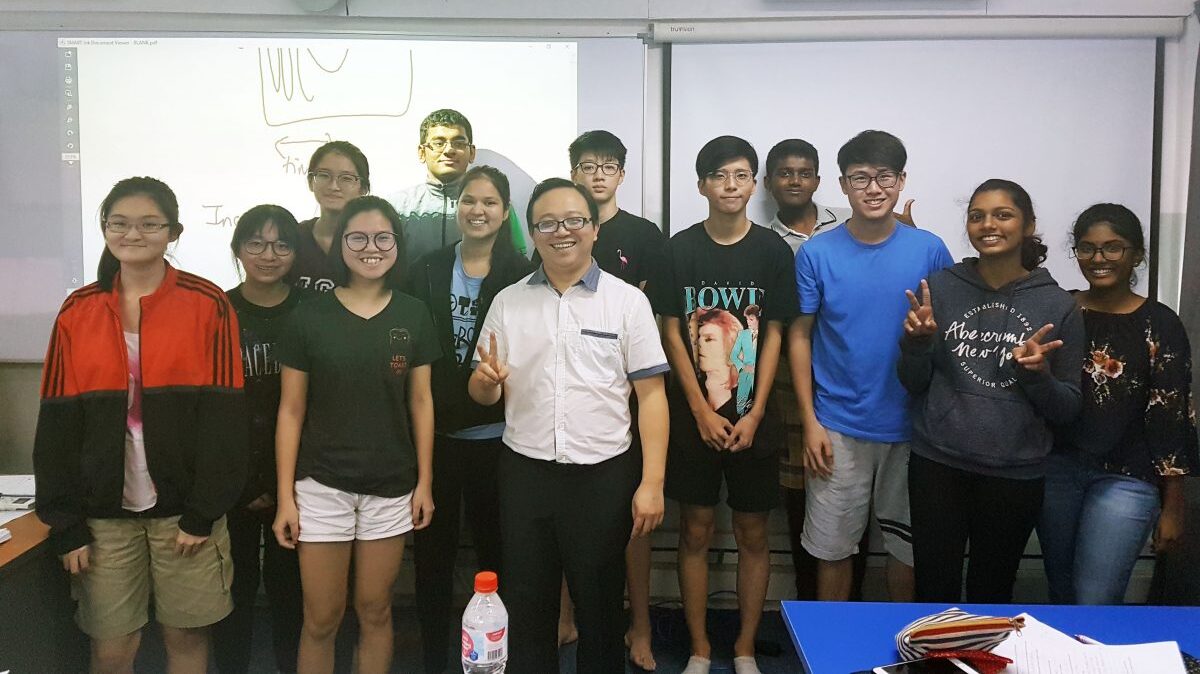 Singapore Physics Tuition Students with Bryan Lai